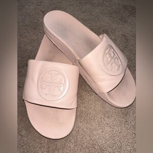 Tory Burch Pink Slide Sandals